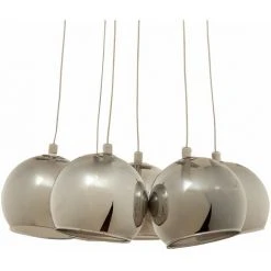 Grosses soldes 🧨 LUMINECA Lampe Suspension Grise Nigewic - 50231021670569 🤩