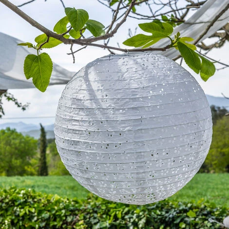 Promo ✔️ SKYLANTERN Boule Papier 35cm Ajourée Blanc - Blanc ❤️ 3 Promo ✔️ SKYLANTERN Boule Papier 35cm Ajourée Blanc - Blanc ❤️ – Image 3