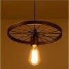 Le moins cher 🔔 STOEX Rouille E27 Retro Métal Plafonnier Suspensions Luminaire Créatif Plafond Lustre Industriel Vintage Suspensions Luminaire Antique Pendentif éclairage Simplicité Lampe 😉