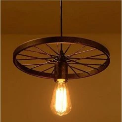 Le moins cher 🔔 STOEX Rouille E27 Retro Métal Plafonnier Suspensions Luminaire Créatif Plafond Lustre Industriel Vintage Suspensions Luminaire Antique Pendentif éclairage Simplicité Lampe 😉