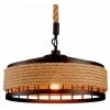 Meilleure vente 🧨 STOEX Retro Suspension Luminaire Industriel 40cm Noir , La Lumière Au Plafond En Fer Corde De Chanvre Vintage Loft Lustre Plafonnier Décoration Pour Salon, Cuisine, Restaurant, Bar 🔔
