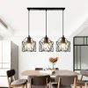 Acheter 😍 STOEX Suspension Industrielle Vintage Lampe Lustre Abat-Jour Ajustable DIY Luminaire Salle à Manger Bar Noir ⭐