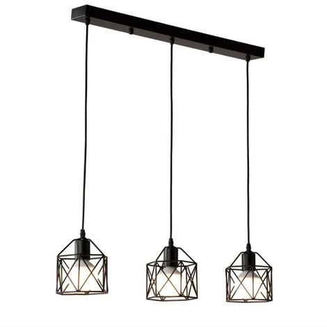 Acheter 😍 STOEX Suspension Industrielle Vintage Lampe Lustre Abat-Jour Ajustable DIY Luminaire Salle à Manger Bar Noir ⭐ 5 Acheter 😍 STOEX Suspension Industrielle Vintage Lampe Lustre Abat-Jour Ajustable DIY Luminaire Salle à Manger Bar Noir ⭐ – Image 5