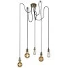 Promo ✨ QAZQA Cava Luxe - Suspension Moderne - 5 Lumière - Ø 950 Mm - Doré/Laiton - Moderne - Éclairage Intérieur - Salon I Chambre - Doré/Laiton 💯