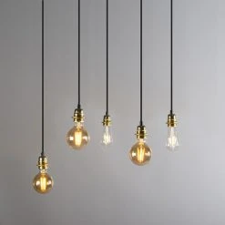 Promo ✨ QAZQA Cava Luxe - Suspension Moderne - 5 Lumière - Ø 950 Mm - Doré/Laiton - Moderne - Éclairage Intérieur - Salon I Chambre - Doré/Laiton 💯 -Suspension Soldes 11227566 3