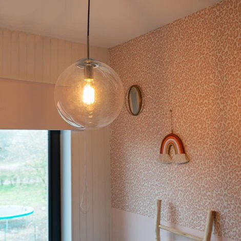 Bon marché 🎁 QAZQA Ball - Suspension Moderne - 1 Lumière - Ø 300 Mm - Chrome - Design,Moderne - Éclairage Intérieur - Salon I Chambre I Cuisine I Salle à Manger - Chrome 🧨 2 Bon marché 🎁 QAZQA Ball - Suspension Moderne - 1 Lumière - Ø 300 Mm - Chrome - Design,Moderne - Éclairage Intérieur - Salon I Chambre I Cuisine I Salle à Manger - Chrome 🧨 – Image 2