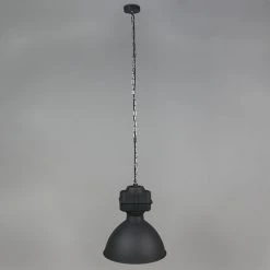 Offres 🛒 QAZQA Sicko - Suspension Industriel - 2 Lumière - H 1500 Mm - Noir - Rustique - Éclairage Intérieur - Salon I Chambre I Cuisine I Salle à Manger - Noir ✨ -Suspension Soldes 11228112 3