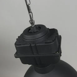 Offres 🛒 QAZQA Sicko - Suspension Industriel - 2 Lumière - H 1500 Mm - Noir - Rustique - Éclairage Intérieur - Salon I Chambre I Cuisine I Salle à Manger - Noir ✨ -Suspension Soldes 11228112 5