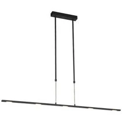 Top 10 ⌛ QAZQA Bold - LED Suspension Moderne - 5 Lumière - L 1300 Mm - Noir - Design,Moderne - Éclairage Intérieur - Salon - Noir ✔️ -Suspension Soldes 11228252 3