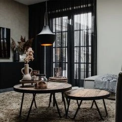 Promo 🎉 QAZQA Depeche - Suspension Moderne - 1 Lumière - Ø 24 Cm - Noir - Moderne - Éclairage Intérieur - Salon I Chambre ✨ -Suspension Soldes 11228263 2