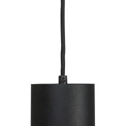 Nouveau ❤️ QAZQA Tubo - Petite Suspension Design - 1 Lumière - Ø 100 Mm - Noir - Design,Moderne - Éclairage Intérieur - Salon I Chambre I Cuisine I Salle à Manger - Noir 😍 -Suspension Soldes 11486316 5