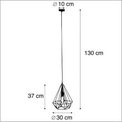 Budget 🌟 QAZQA Carcass - Suspension Moderne - 1 Lumière - Ø 300 Mm - Noir - Moderne - Éclairage Intérieur - Salon I Chambre I Cuisine I Salle à Manger - Noir 🌟 8 Budget 🌟 QAZQA Carcass - Suspension Moderne - 1 Lumière - Ø 300 Mm - Noir - Moderne - Éclairage Intérieur - Salon I Chambre I Cuisine I Salle à Manger - Noir 🌟 -Suspension Soldes 11671033 4