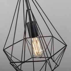 Budget 🌟 QAZQA Carcass - Suspension Moderne - 1 Lumière - Ø 300 Mm - Noir - Moderne - Éclairage Intérieur - Salon I Chambre I Cuisine I Salle à Manger - Noir 🌟 9 Budget 🌟 QAZQA Carcass - Suspension Moderne - 1 Lumière - Ø 300 Mm - Noir - Moderne - Éclairage Intérieur - Salon I Chambre I Cuisine I Salle à Manger - Noir 🌟 -Suspension Soldes 11671033 5
