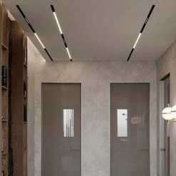 Tout neuf ✨ BARCELONA LED Rail Magnétique Encastrable 20mm 48V 1 Mètre 🤩 -Suspension Soldes 11719886 3