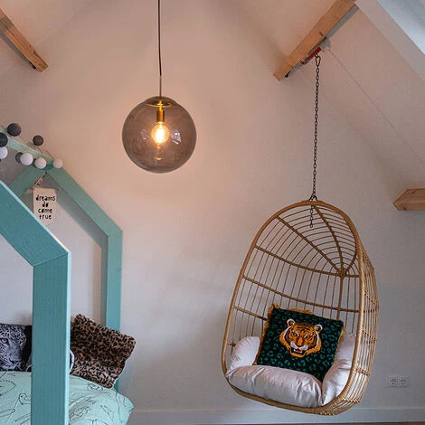 Grosses soldes 🎉 QAZQA Ball - Suspension Moderne - 1 Lumière - Ø 400 Mm - Doré/Laiton - Moderne,Rétro - Éclairage Intérieur - Salon I Chambre I Cuisine I Salle à Manger - Doré/Laiton ❤️ 2 Grosses soldes 🎉 QAZQA Ball - Suspension Moderne - 1 Lumière - Ø 400 Mm - Doré/Laiton - Moderne,Rétro - Éclairage Intérieur - Salon I Chambre I Cuisine I Salle à Manger - Doré/Laiton ❤️ – Image 2