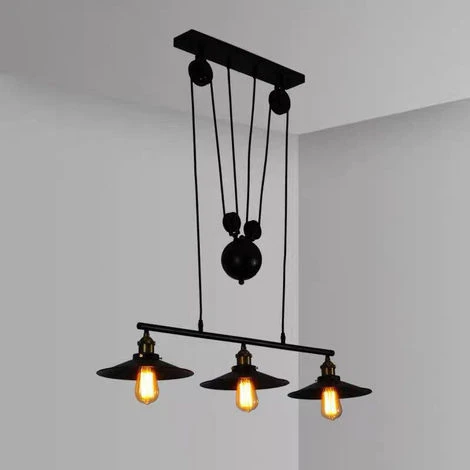 Vente flash 🎉 BARCELONA LED Lampe Suspension "Clock Work" | Noir - Noir 🎉 2 Vente flash 🎉 BARCELONA LED Lampe Suspension "Clock Work" | Noir - Noir 🎉 – Image 2