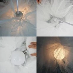 Top 10 🔔 STOEX Lustre Suspension Contemporain Diamètre 50 Cm E27 Blanche , Abat-jour Luminaire Plafonnier Pour Chambre De L'enfant, Salon, Décor ✨ -Suspension Soldes 13222491 4