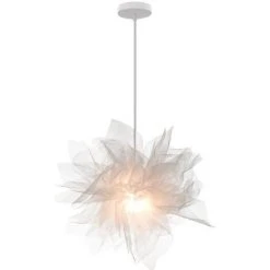 Bon marché 😉 STOEX Moderne Lustre Suspension Créatif Luminaire Pour Salon Chambre Enfant, E27 Blanc 🥰