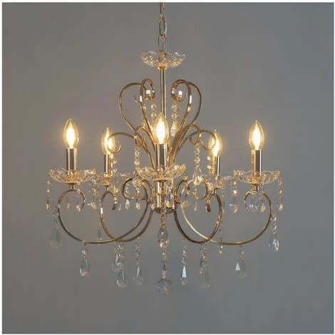 Top 10 ⌛ KOSILUM Lustre Cristal Doré - Pavia - Doré / Laiton ✨ 1 Top 10 ⌛ KOSILUM Lustre Cristal Doré - Pavia - Doré / Laiton ✨