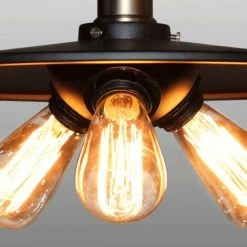 Tout neuf 🤩 KOSILUM Suspension Industrielle Noire 3 Ampoules - Hestia - Noir ✔️ 8 Tout neuf 🤩 KOSILUM Suspension Industrielle Noire 3 Ampoules - Hestia - Noir ✔️ -Suspension Soldes 13431590 4