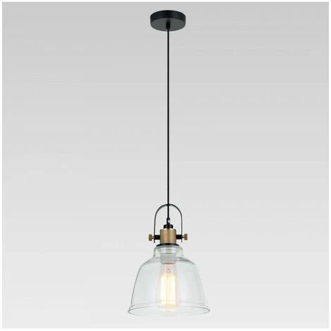 Top 10 ⭐ KOSILUM Lampe Suspendue Industrielle Verre Transparent - Linz - Transparent 🎉 4 Top 10 ⭐ KOSILUM Lampe Suspendue Industrielle Verre Transparent - Linz - Transparent 🎉 – Image 4