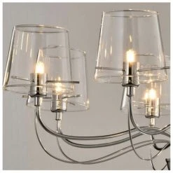 Les meilleures critiques de 😍 KOSILUM Lustre Baroque Design 8 Bras Verre Transparent - Matane - Transparent ✨ -Suspension Soldes 13432387 4