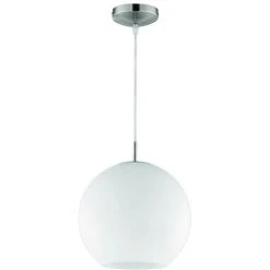 Bon marché ✨ REALITY LEUCHTEN Lampe Suspendue Salle D'étude Suspension Boule De Verre éclairage Reality Moon R30153007 👍