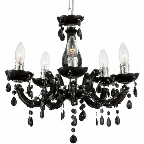 Grosses soldes 🧨 Lustre Lustre Noir Lampe Suspendue Salle À Manger Éclairage Plafond Pendule Luminaire Globo 63110-5 ⭐ 2 Grosses soldes 🧨 Lustre Lustre Noir Lampe Suspendue Salle À Manger Éclairage Plafond Pendule Luminaire Globo 63110-5 ⭐ – Image 2