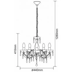 Grosses soldes 🧨 Lustre Lustre Noir Lampe Suspendue Salle À Manger Éclairage Plafond Pendule Luminaire Globo 63110-5 ⭐ 9 Grosses soldes 🧨 Lustre Lustre Noir Lampe Suspendue Salle À Manger Éclairage Plafond Pendule Luminaire Globo 63110-5 ⭐ -Suspension Soldes 13539811 5
