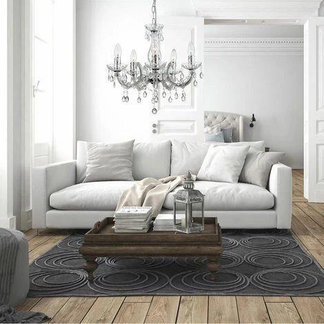 Remise 👍 Luminaire Suspendu Lustre Lustre En Cristal Plafonnier Chambre éclairage Globo 63116-5 ❤️ 2 Remise 👍 Luminaire Suspendu Lustre Lustre En Cristal Plafonnier Chambre éclairage Globo 63116-5 ❤️ – Image 2