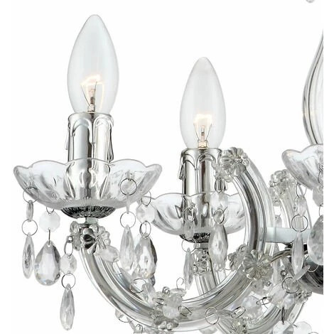 Remise 👍 Luminaire Suspendu Lustre Lustre En Cristal Plafonnier Chambre éclairage Globo 63116-5 ❤️ 4 Remise 👍 Luminaire Suspendu Lustre Lustre En Cristal Plafonnier Chambre éclairage Globo 63116-5 ❤️ – Image 4