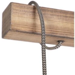 Budget 🥰 QAZQA Gallow - Suspension Multiples Industriel - 5 Lumière - L 1000 Mm - Marron - Rustique - Éclairage Intérieur - Salon I Chambre I Cuisine I Salle à Manger - Marron 🧨 -Suspension Soldes 13546890 3