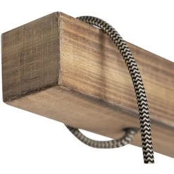 Budget 🥰 QAZQA Gallow - Suspension Multiples Industriel - 5 Lumière - L 1000 Mm - Marron - Rustique - Éclairage Intérieur - Salon I Chambre I Cuisine I Salle à Manger - Marron 🧨 -Suspension Soldes 13546890 4