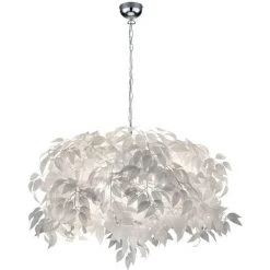Offres 💯 REALITY LEUCHTEN Lampe Suspendue Laisse Plafond Pendentif éclairage Salon Luminaire Blanc Réalité Lumières R10464001 👍 -Suspension Soldes 13633580 3