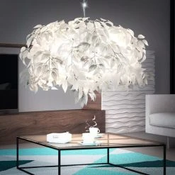 Offres 💯 REALITY LEUCHTEN Lampe Suspendue Laisse Plafond Pendentif éclairage Salon Luminaire Blanc Réalité Lumières R10464001 👍 -Suspension Soldes 13633580 4