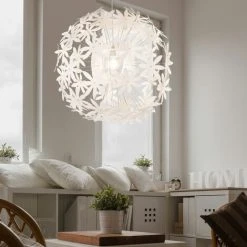 Budget 👏 Lampe Pendule Design Chambre Plafond Lampe Suspendue Fleurs Spot Blanc Globo 15024 ✨ -Suspension Soldes 13635859 2