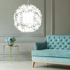 Budget 👏 Lampe Pendule Design Chambre Plafond Lampe Suspendue Fleurs Spot Blanc Globo 15024 ✨ -Suspension Soldes 13635859 4