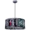 Sortie ⭐ Lampe Suspendue Rétro USA Plaque D'immatriculation Route 66 Monroe Decor Plafond Pendule Luminaire Globo 15396H1 🥰