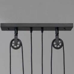 Remise ✔️ KOSILUM Lampe Industrielle Suspension - Triple Piattino - Noir 😉 7 Remise ✔️ KOSILUM Lampe Industrielle Suspension - Triple Piattino - Noir 😉 -Suspension Soldes 13669282 3