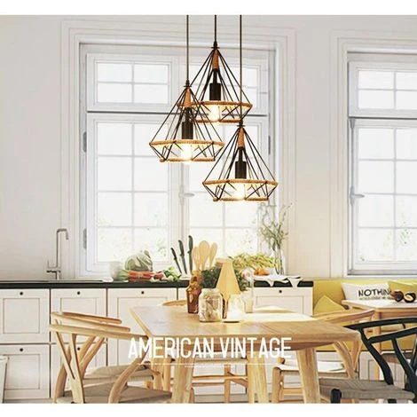 Vente flash 🤩 STOEX Lustre Suspension Industrielle 25cm En Forme Diamant 3 Douille E27 Luminaire Corde De Chanvre Ajustable Pour Salle à Manger,Bar,Chambre 🥰 2 Vente flash 🤩 STOEX Lustre Suspension Industrielle 25cm En Forme Diamant 3 Douille E27 Luminaire Corde De Chanvre Ajustable Pour Salle à Manger,Bar,Chambre 🥰 – Image 2