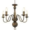 Top 10 👍 Lustre Noir Antique 5 Ampoules E14 VidaXL 🔔