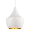 Offres ⭐ BARCELONA LED Lampe Suspension "Helga" | Blanc - Blanc ⭐