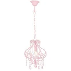Bon marché 🎁 VidaXL Plafonnier Avec Perles Rose Rond E14 - Rose 🧨 7 Bon marché 🎁 VidaXL Plafonnier Avec Perles Rose Rond E14 - Rose 🧨 -Suspension Soldes 14850094 3