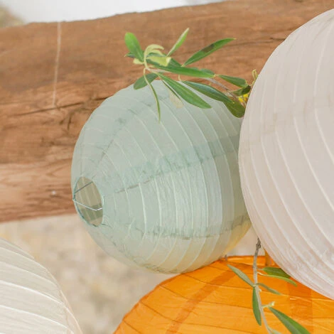 Top 10 😍 SKYLANTERN Boule Papier 20 Cm Vert Sauge 😍 3 Top 10 😍 SKYLANTERN Boule Papier 20 Cm Vert Sauge 😍 – Image 3