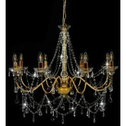 Grosses soldes ⌛ VidaXL Lustre Avec Perles Doré 8 Ampoules E14 - Or ❤️ 8 Grosses soldes ⌛ VidaXL Lustre Avec Perles Doré 8 Ampoules E14 - Or ❤️ -Suspension Soldes 14984485 4