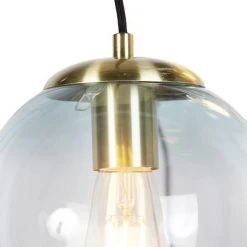Tout neuf ⭐ QAZQA Pallon - Suspension Art Deco - 7 Lumière - Ø 650 Mm - Doré/Laiton - Art Deco - Éclairage Intérieur - Salon I Chambre I Cuisine I Salle à Manger - Doré/Laiton 🌟 -Suspension Soldes 15113987 5
