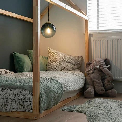 Meilleure affaire 🌟 QAZQA Pallon - Suspension Art Deco - 1 Lumière - Ø 200 Mm - Bleu - Art Deco - Éclairage Intérieur - Salon I Chambre I Cuisine I Salle à Manger - Bleu 👏 2 Meilleure affaire 🌟 QAZQA Pallon - Suspension Art Deco - 1 Lumière - Ø 200 Mm - Bleu - Art Deco - Éclairage Intérieur - Salon I Chambre I Cuisine I Salle à Manger - Bleu 👏 – Image 2