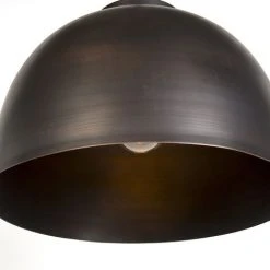 Acheter ✨ QAZQA Hoodi - Suspension Industriel - 1 Lumière - Ø 455 Mm - Marron - Rustique - Éclairage Intérieur - Salon I Chambre I Cuisine I Salle à Manger - Marron 🛒 -Suspension Soldes 15187100 4