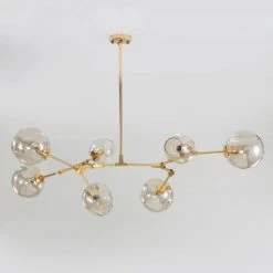 Promo 🥰 KOSILUM Lustre Suspension Dorée Style Floral 7 Boules - Ofélia - Doré / Laiton ❤️ 8 Promo 🥰 KOSILUM Lustre Suspension Dorée Style Floral 7 Boules - Ofélia - Doré / Laiton ❤️ -Suspension Soldes 16061554 4