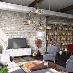 Vente flash ⭐ IDEGU Lot De 2 Lampes Suspension Luminaire Industrielle Avec Corde De Chanvre, Lustre Plafonnier Vinatge Abat-jour Cage Dimant En Métal Ø25cm , Lampe De Plafond E27 Pour Salle à Manger Salon Cuisine, Noir 💯 -Suspension Soldes 16268966 3